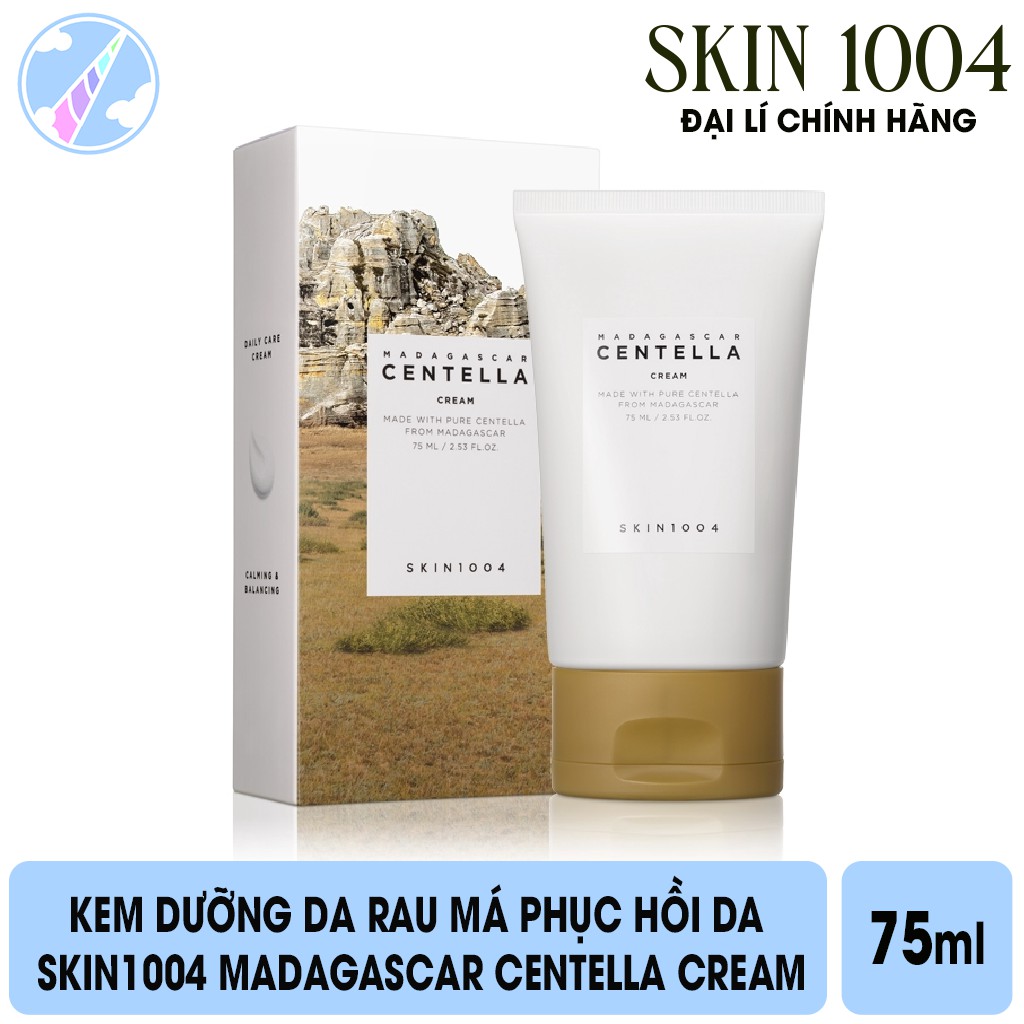 Kem Dưỡng Da Rau Má Ngừa Mụn Phục Hồi Da Skin1004 Madagascar Centella Cream 75ml