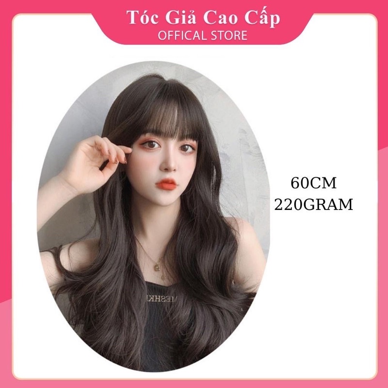 TÓC GIẢ NỮ CẢ ĐẦU XOĂN NHẸ ĐẸP TỰ NHIÊN ❇️freeship ❇️tặng kèm lưới trùm ❇️