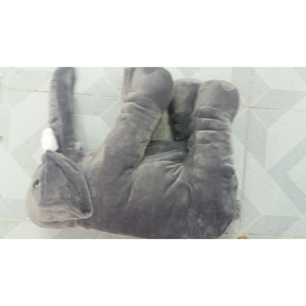 VOI BÔNG GỐI ÔM HÌNH CHÚ VOI SIZE LỚN CHO BÉ