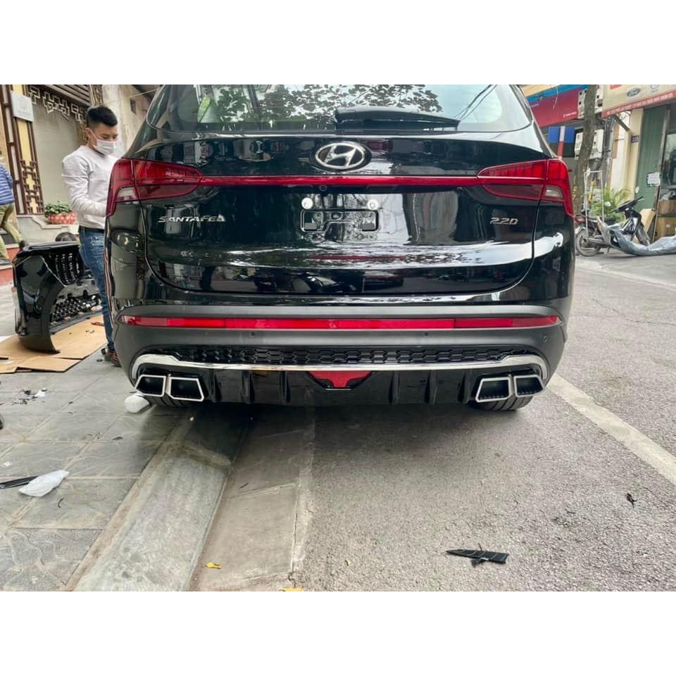 Lip chia po xe Hyundai Santafe 2022, Nhựa ABS cao cấp