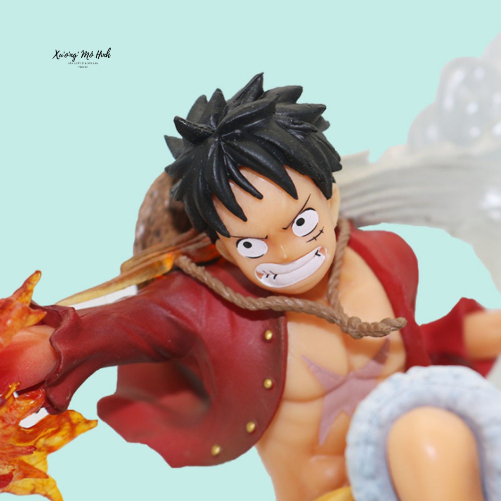 Mô hình  Luffy F.zero mũ rơm battle ver. One Piece gear 2 haki Cao 18cm - Luffy Mũ Rơm