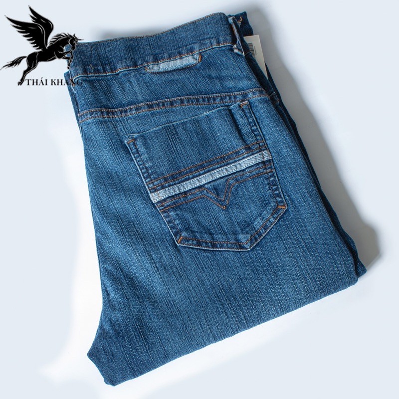 quần jean nam ống suông vải mềm cao cấp big size cho người 55-100kg | BigBuy360 - bigbuy360.vn