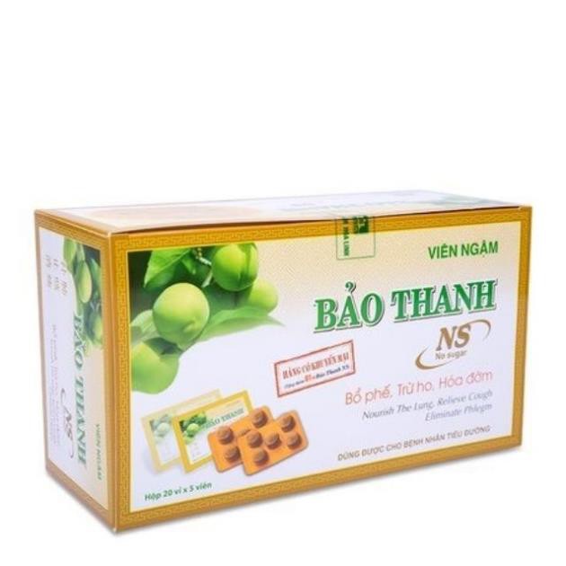 Kẹo ngậm Bảo Thanh có đường/Không đường