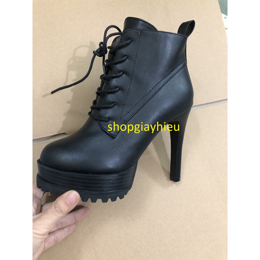 Siêu hot! Giày boot nữ cao gót 11.5cm phong cách Hàn Quốc 154B01