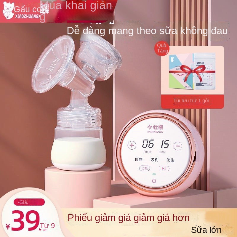 Máy hút sữa bằng điện, vắt sữa, hút hoàn toàn tự động, bộ massage không dùng tay cho mẹ sau sinh chính hãng