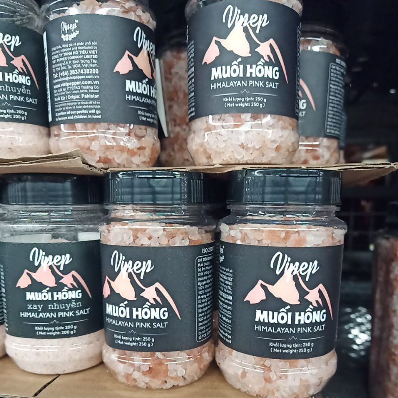 Muối hồng Vipep himalayan 250g.