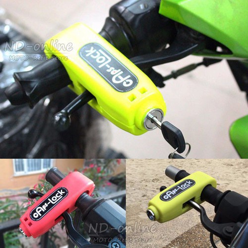 Khóa tay phanh kẹp thẳng chống trộm cho xe tay ga