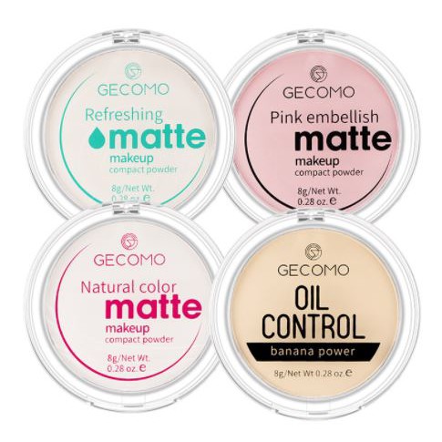 Phấn Phủ GECOMO Matte No.211008 Kiểm Soát Dầu Chống Nước Và Mồ Hôi Nhẹ Nhàng Dành Cho Học Sinh, Sinh Viên