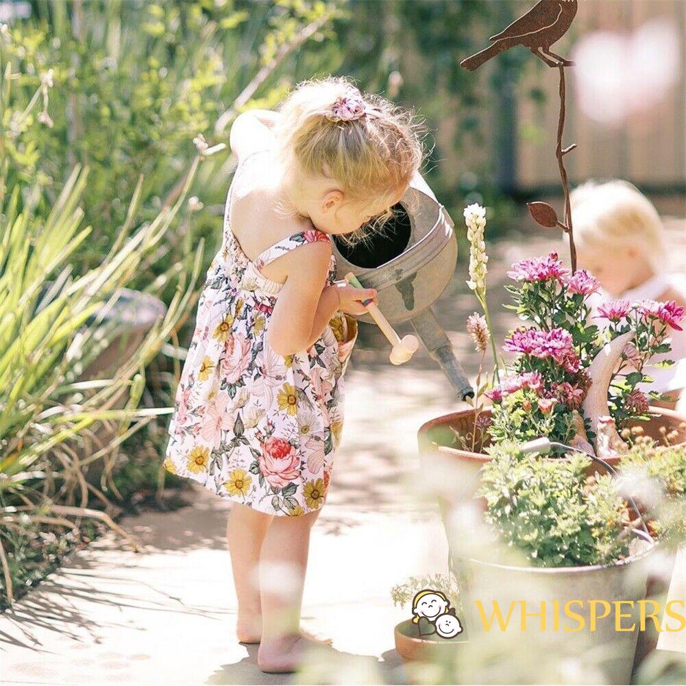 Đầm Bé Gái In Hoa