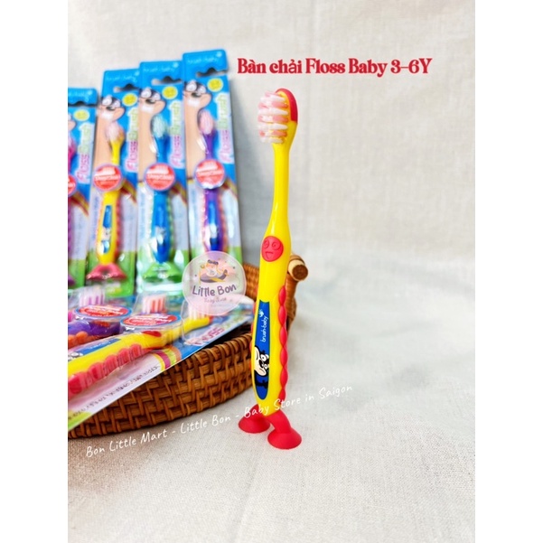 Bàn chải Floss Brush của BrushBaby UK cho bé 3-6Y