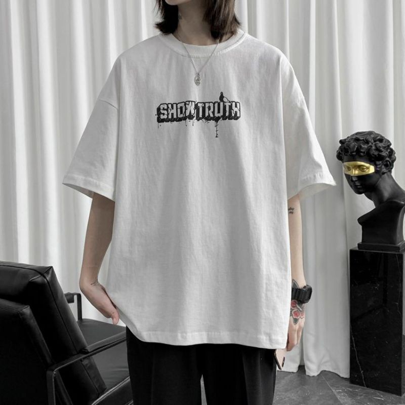 Áo Thun Tay Lỡ 100% Cotton Nam Nữ Unisex Form Rộng Ulzzang