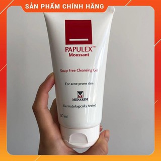 Papulex Sữa Rửa Mặt Ngăn Ngừa & Giảm Mụn Trứng Cá Moussant Soap Free Cleansing Gel 150ml