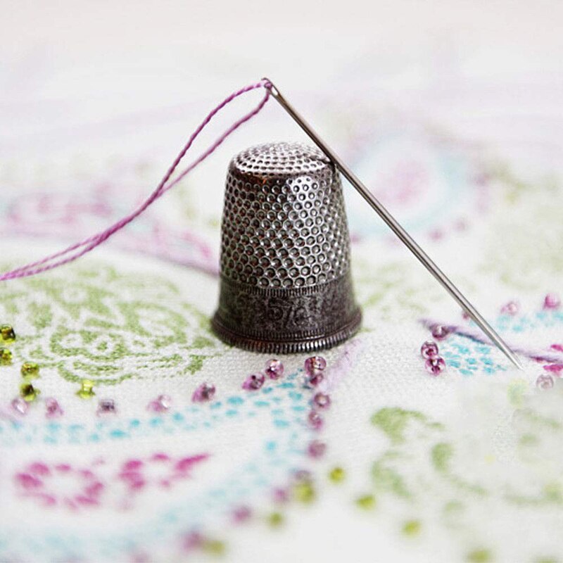 Set 12 Kim May Vá Bằng Thép Không Gỉ Có Lỗ Bên Hông Cho Người Cao Tuổi