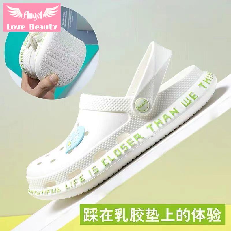 Dép Sandal Đục Lỗ Chống Trượt Thời Trang Đi Biển Dễ Thương Cho Nữ
