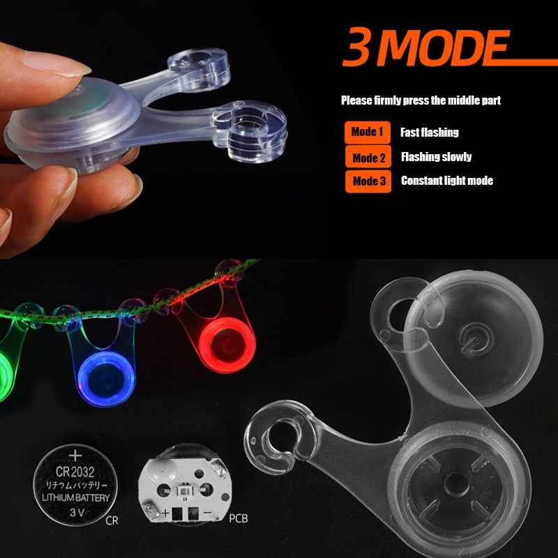 Set 1/10 Đèn LED Chống Thấm Nước Treo Lều Trại