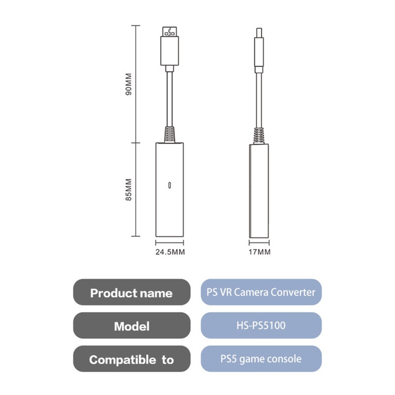Cáp Chuyển Đổi USB 3.0 VR PS Sang Chuyên Dụng Cho Máy Ảnh Ps5