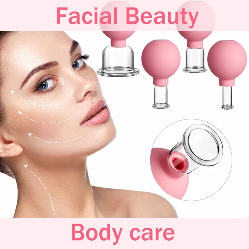 [Mới] Cốc Cao Su / Cốc Silicone Hút Chân Không Nâng Da Mặt / Cơ Thể Chống Cellulite