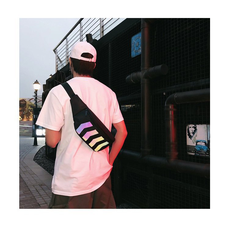 Túi phản quang CHEST BAG phong cách StreetWear - Sẵn Hàng