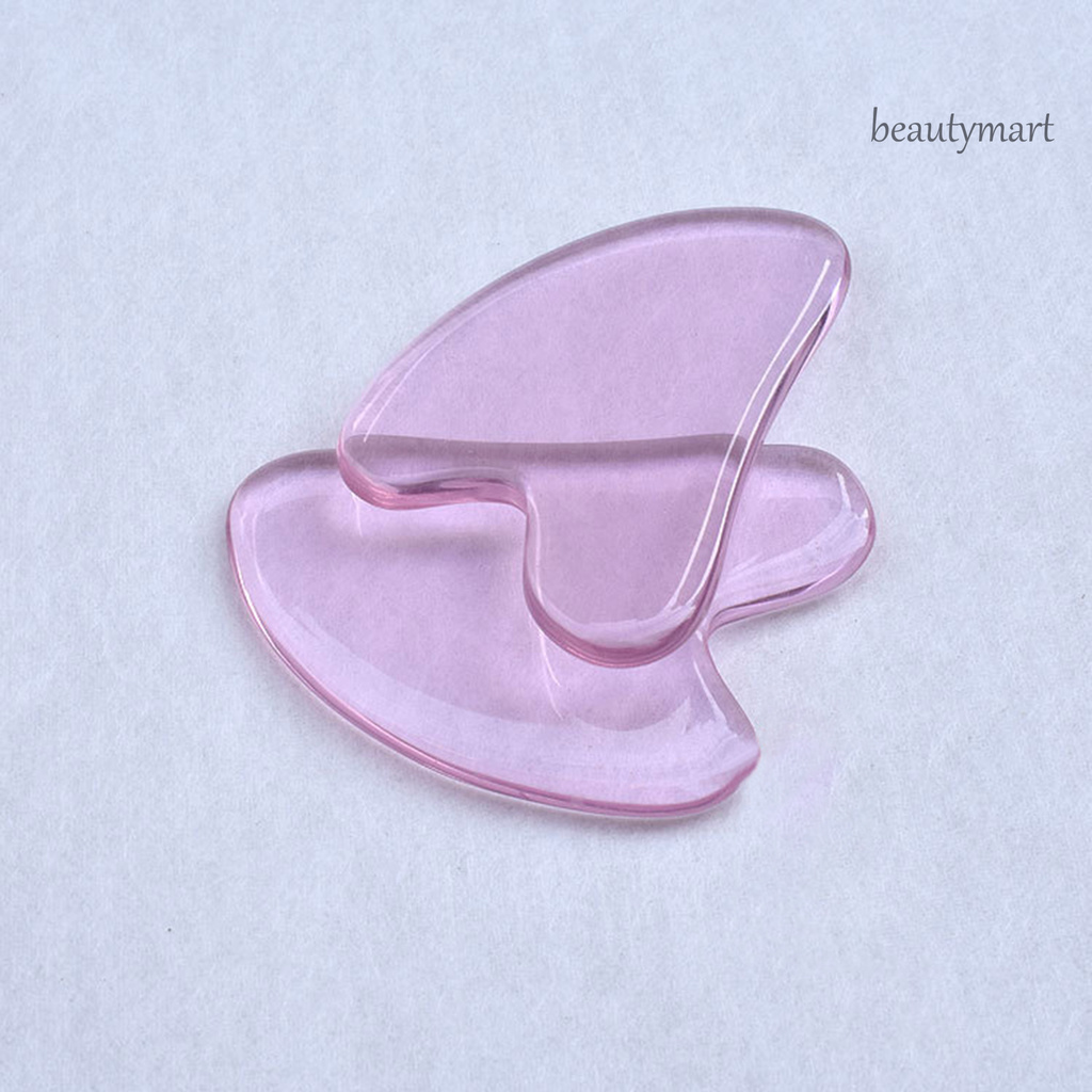 [Hàng mới về] Đá lăn mát xa mặt chăm sóc và tái tạo da màu trong suốt kiểu trái tim dễ thương tiện lợi