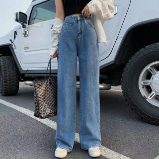 Quần jeans ống suông