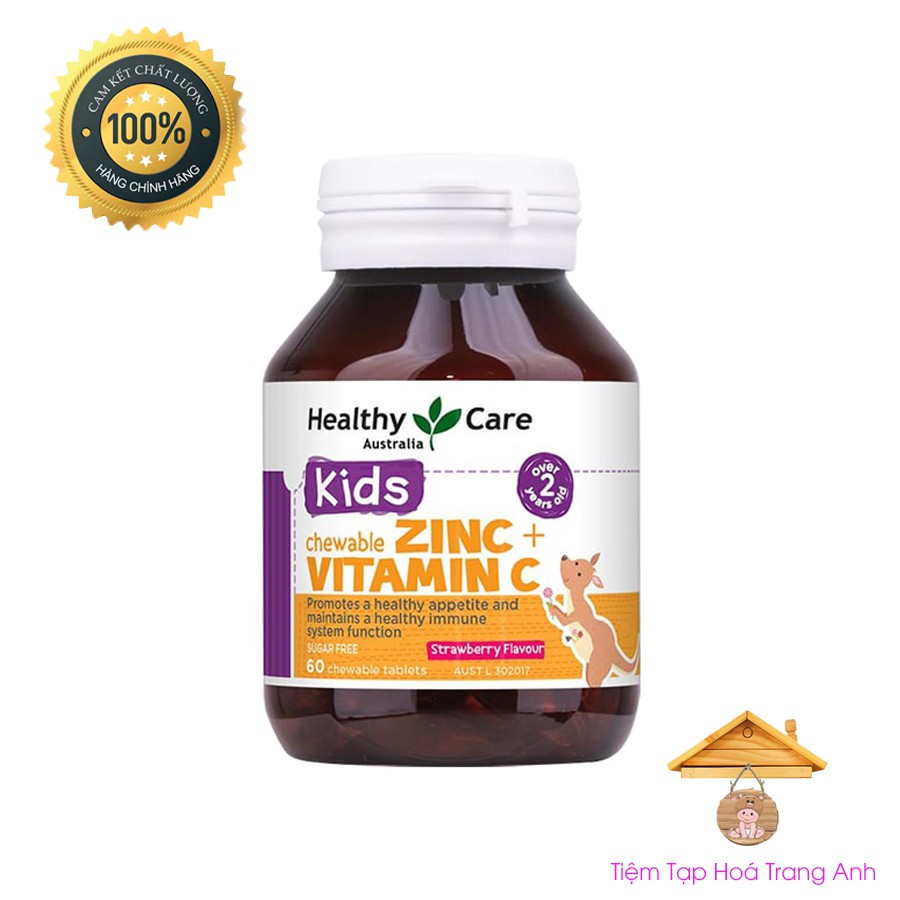 Kẹo Zinc + vitamin C Healthy Care cho bé