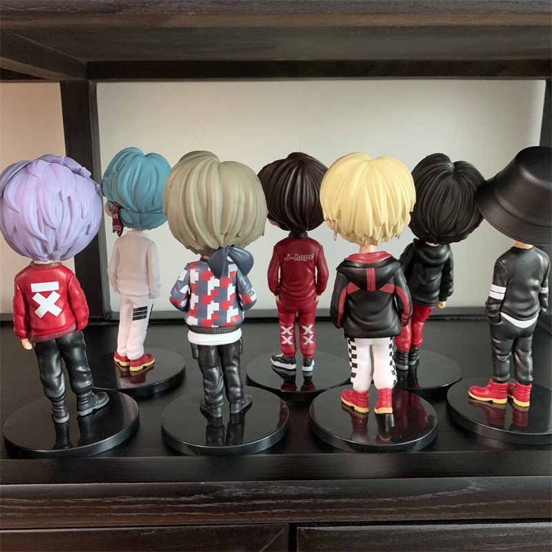Set 7 mô hình nhân vật trong BTS 15cm
