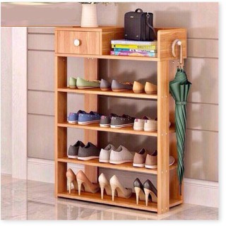 Kệ để giầy dép 5 tầng bằng gỗ