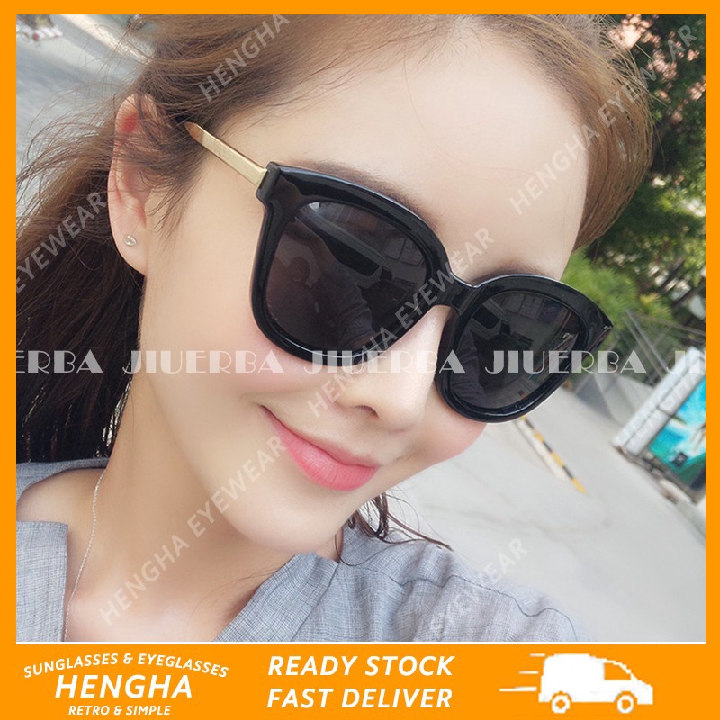 【HENGHA】COD Korean Design Retro Square Sunglasses Women UV400 Protection