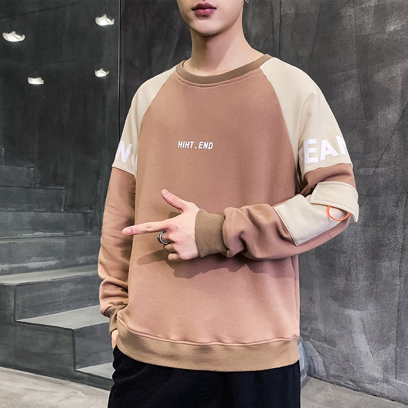 Áo Sweater Chui Đầu SuzaSport HIHTEND Phong Cách Hàn Quốc Hai Màu Trẻ Trung
