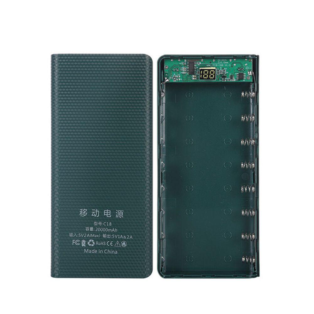 Hộp Sạc Pin Hai Cổng USB Type C 8 X 18650 TAYLOR1 DIY Ốp