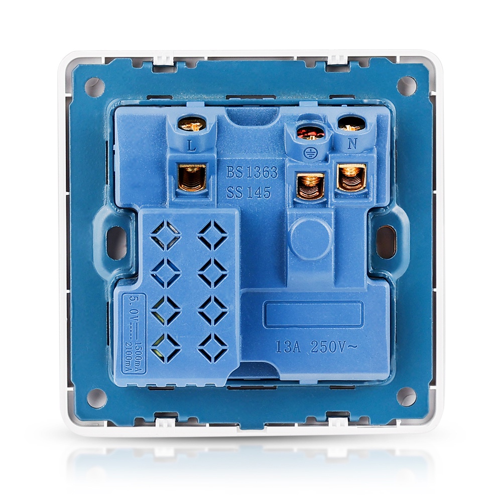 Ổ cắm âm tường EKEZ USB 12A UK tiện lợi