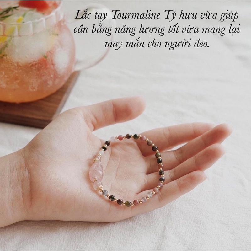 Vòng tay Tourmaline Tì Hưu