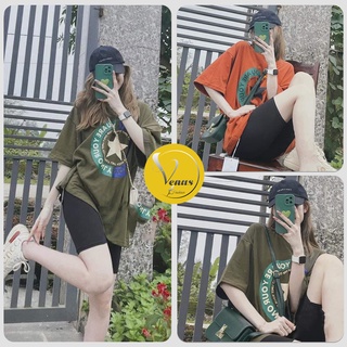 Set áo thun tay ngắn Star quần legging lửng co giãn form rộng Ulzzang_VENUS