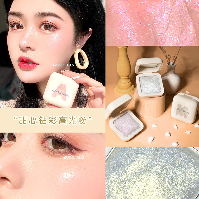 Phấn Bắt Sáng Dạng Nén Khoai Tây Nghiền Làm Sáng Khuôn Mặt gogotales