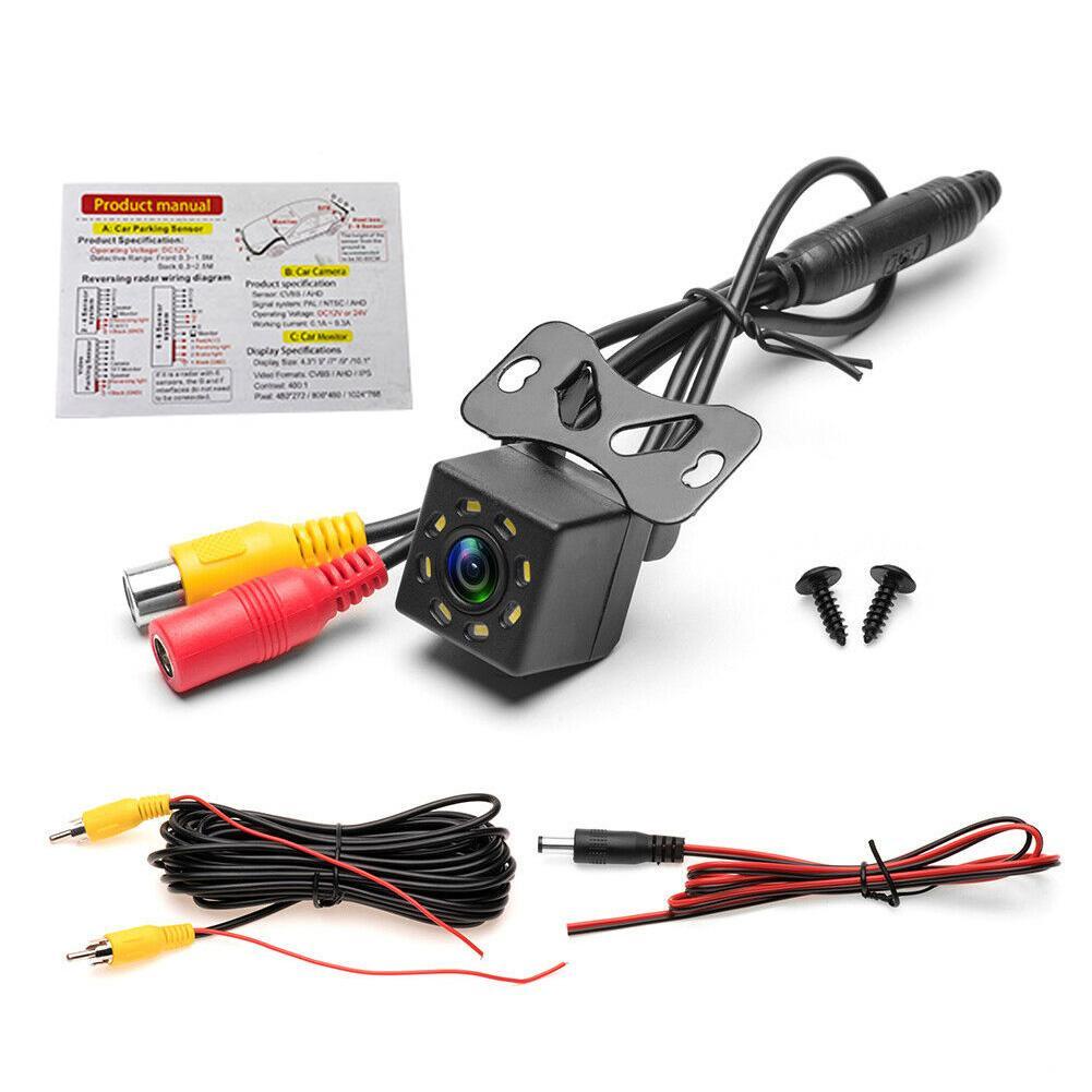 Camera sau 8LED 170o chống thấm nước màu đen J8Y9 | BigBuy360 - bigbuy360.vn