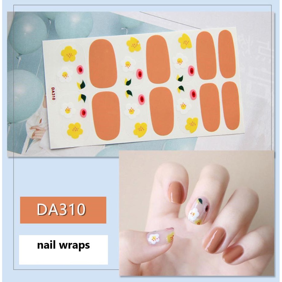 Miếng Dán móng tay Nghệ thuật Phong cách Hàn Quốc Nail Stickers Nails Art Giáng Sinh Noel