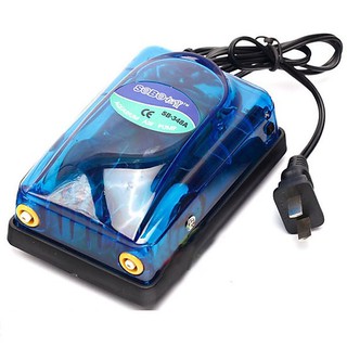 máy oxy 2 vòi dùng cho hồ cá .trọn bộ dây 2m 2 cục sủi., cá cảnh tiến đạt