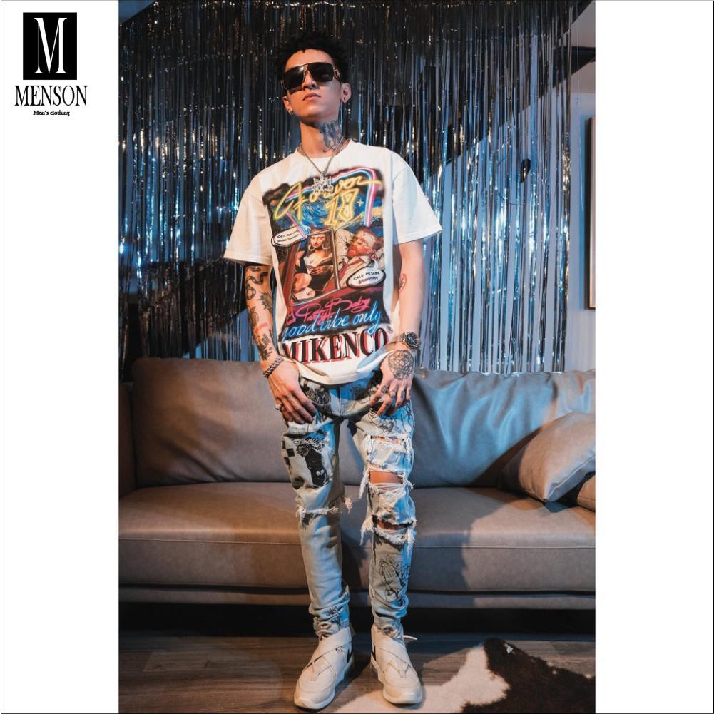 Áo T-Shirt unisex in hình 3D đẹp Vangogh AR TECHNOLOGY - Áo thun nam hàng hiệu cao cấp chất mát mùa hè Menson M 2007 | BigBuy360 - bigbuy360.vn