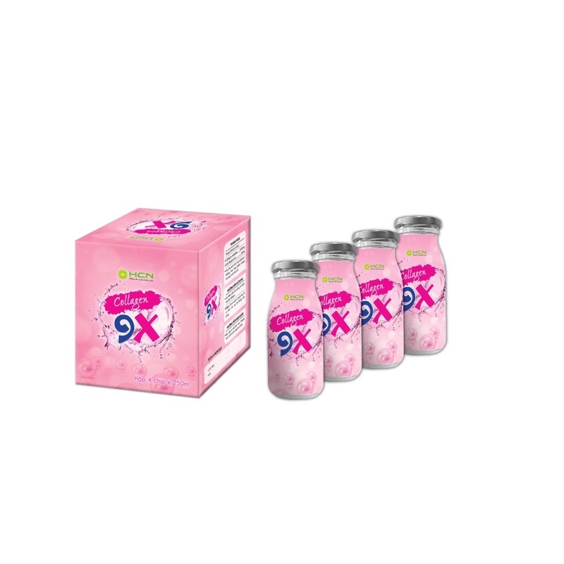 [SIÊU PHẨM 2021] Collagen 9X HCN Hogi Công Nghệ Nhật Bản (Hộp 04 chai x 250ml )