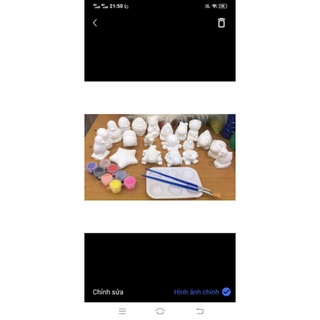 tô tượng tặng 12màu+2cọ khay