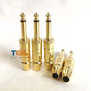 Jack rắc 6ly, 6.5ly hàn dây, hàng nhập khẩu, 2 khấc mono