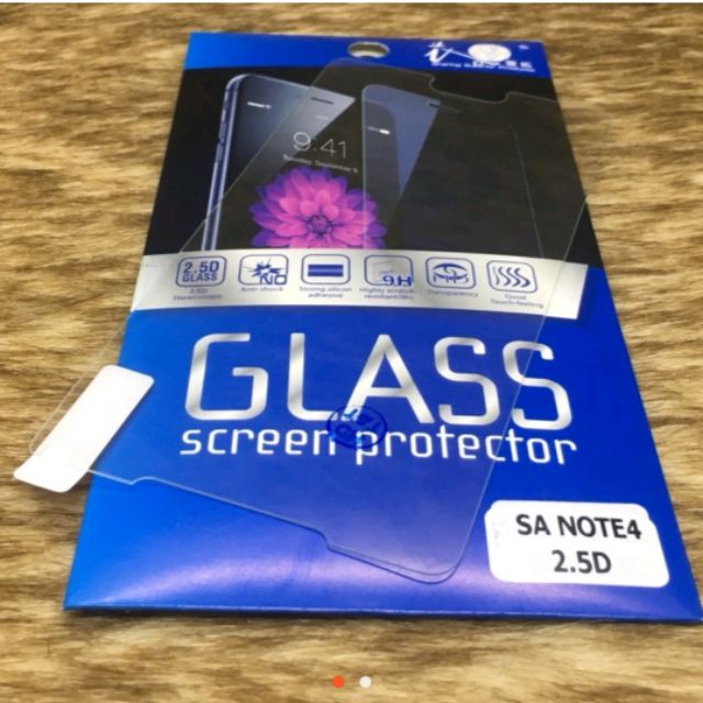 Bộ 3 dán kính 9H cho Samsung Note 4