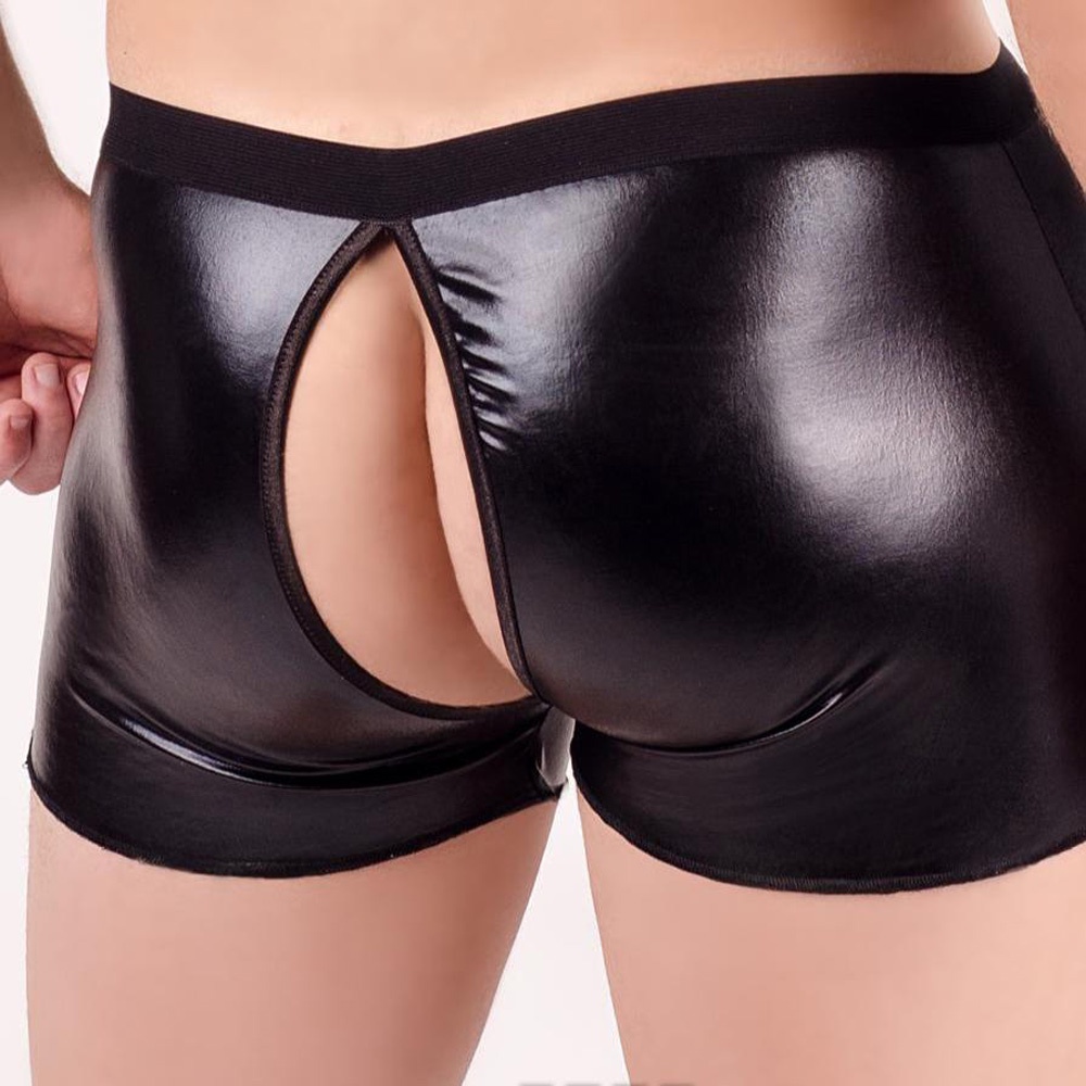 Men\'s Sexy Patent Tights Night Club Stage Knickers Underwear