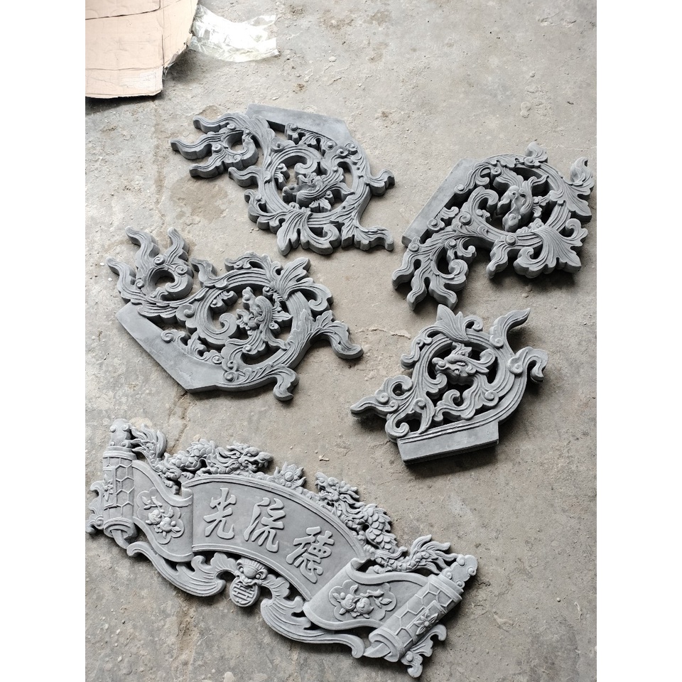Khuôn đao lá các cỡ gắn mái đình chùa