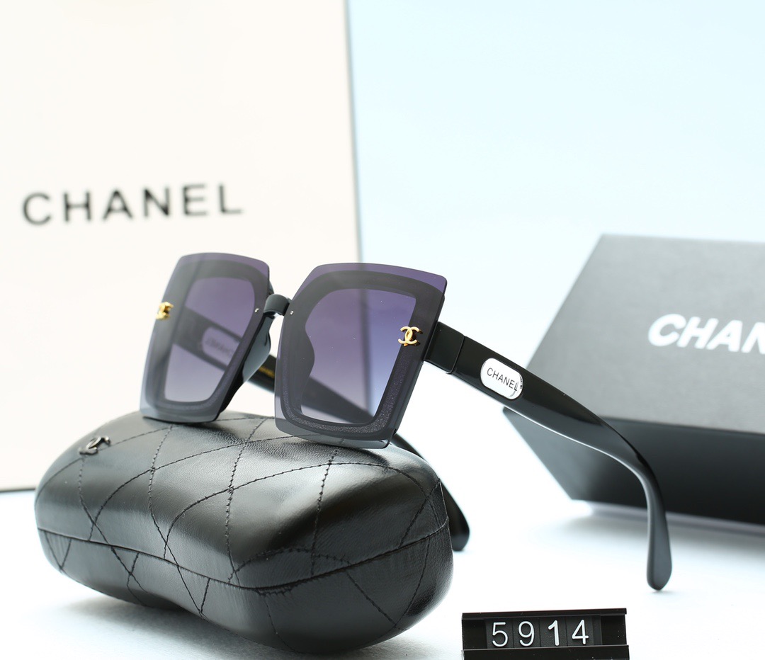 Chanel_ Kính râm 2021 Thời trang Hàn Quốc mới Kính râm phân cực nam và nữ Cặp đôi hợp thời trang Du lịch ngoài trời Kính râm lái xe thời trang Ngôi sao đường phố Chụp ảnh Wild Anti-UV Kính râm