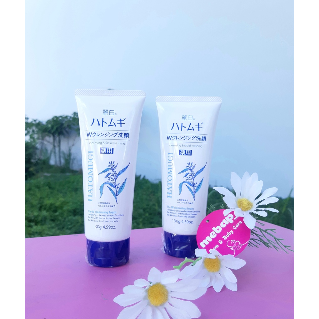 Sữa rửa mặt ý dĩ Hatomugi Naturie Nhật Bản 130g