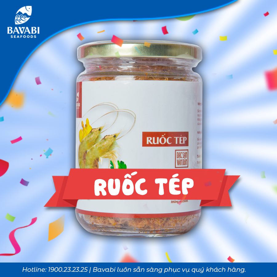 Ruốc tép [ TIÊU CHUẨN XUẤT KHẨU ] đặc sản Quảng Ninh thơm ngon tiện lợi lọ 75gr