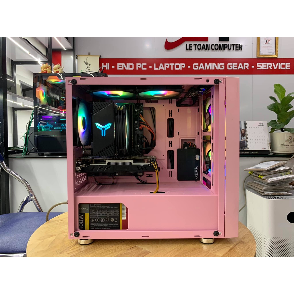 Thùng PC Gaming Queen (H310/i3-9100F/8GB/GTX1050Ti/160GB/250GB/400W) | BigBuy360 - bigbuy360.vn