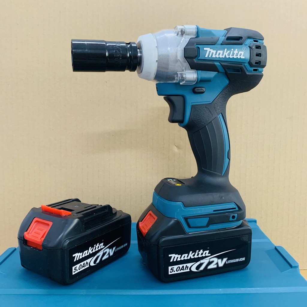 Máy siết bulong dùng pin không chổi than Makita 490NM pin khủng 10 Cell