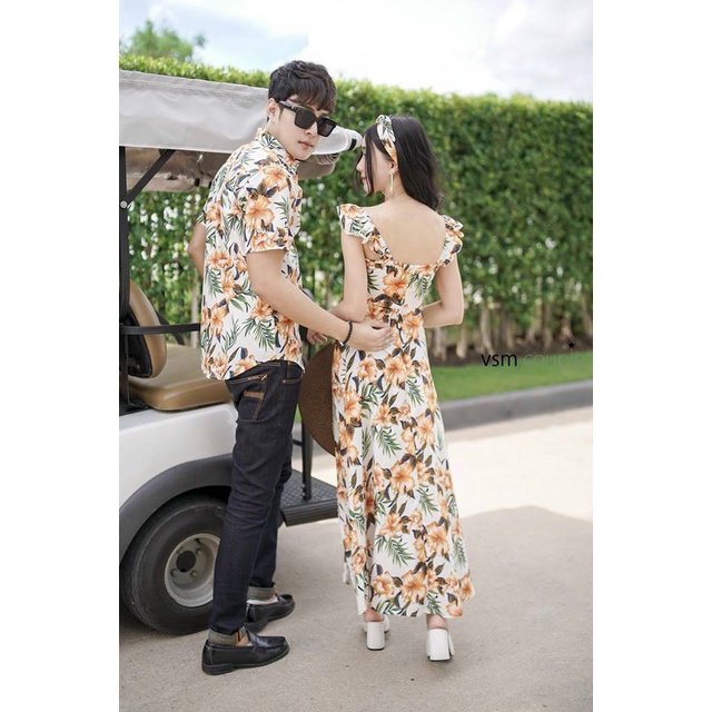 ĐỒ ĐÔI ÁO SƠ MI NAM VÀ ĐẦM NỮ SIÊU XINH-VẢI ĐẸP-CHUẨN SHOP